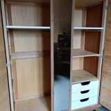 Armoire pieds compas rénovée