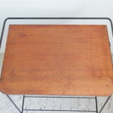 Wood and metal auxiliary furniture