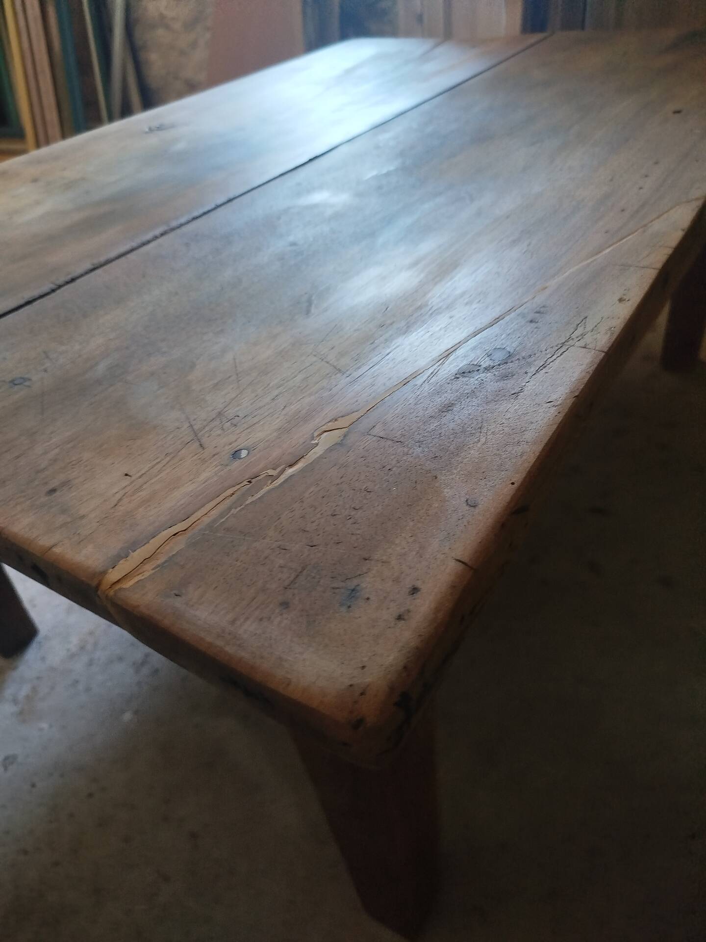 Table basse de ferme ancienne