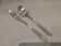 Silver-plated metal stew fork and spoon by Christofle Villeroy