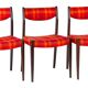 3 Scandinavian chairs, circa 1970