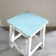Stool with formica seat Mint green, years 50