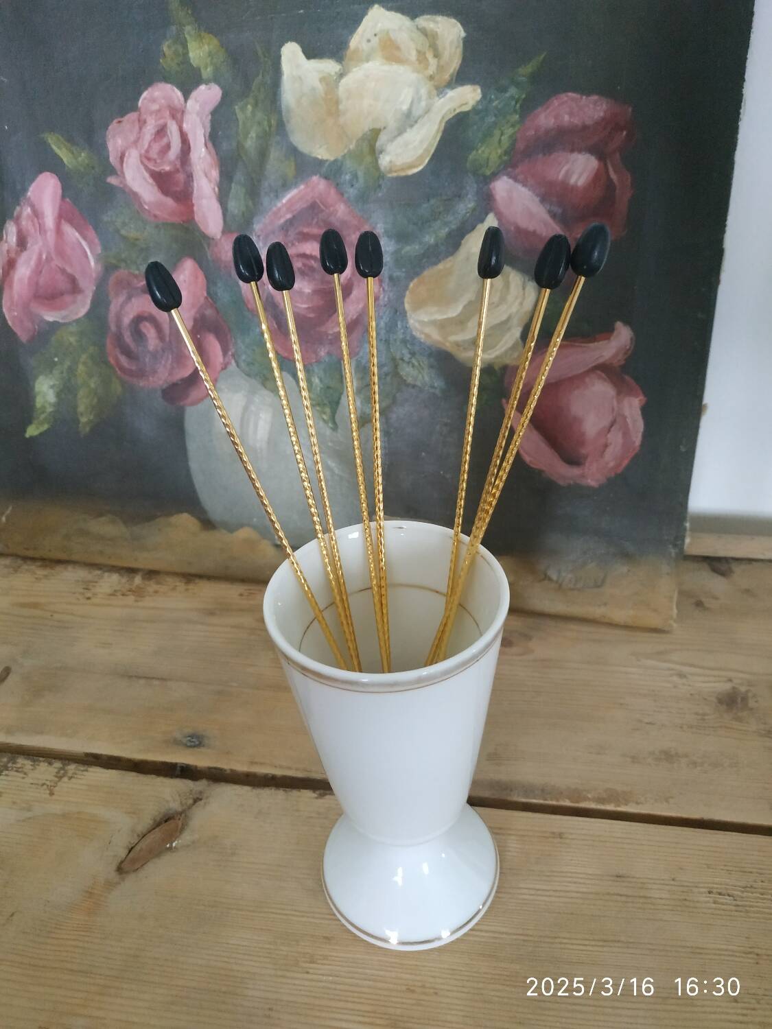 Vintage mazagran spoons