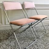 Restored vintage folding chairs
