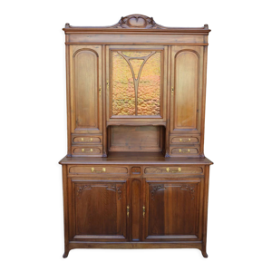 Buffet deux corps Art Nouveau en