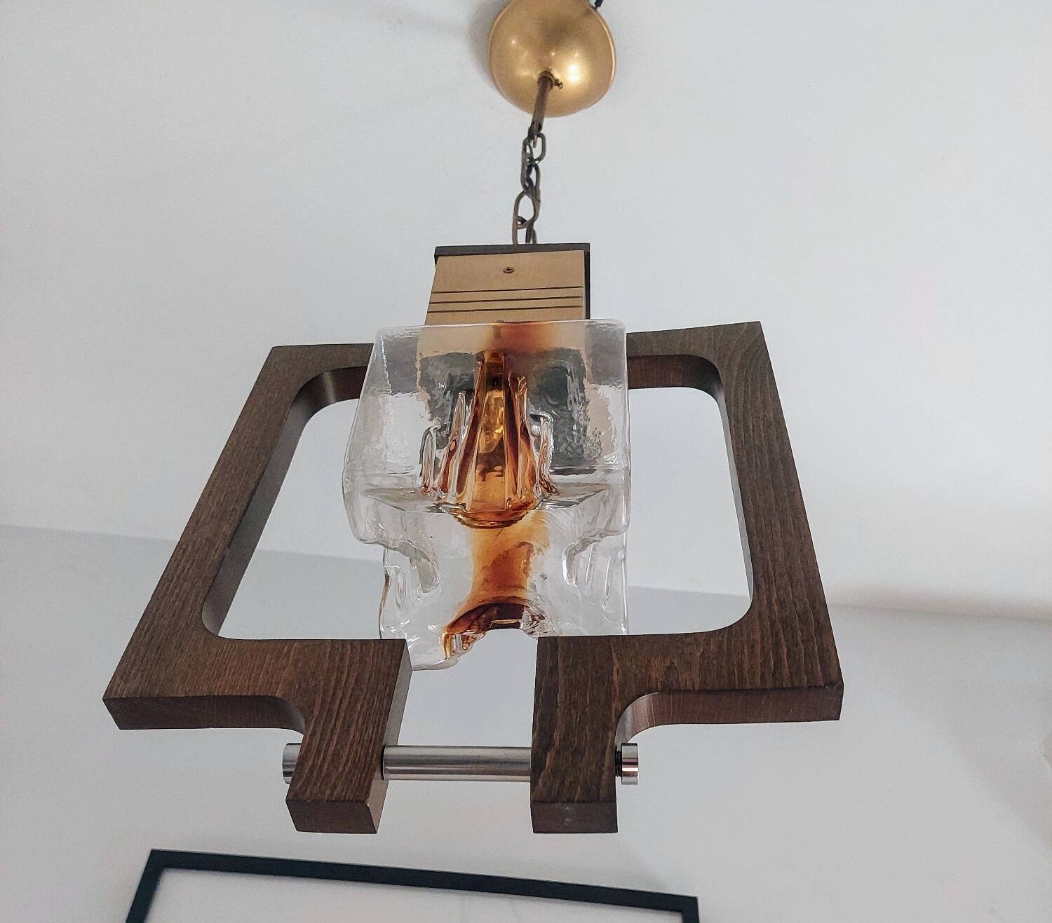 60s Murano glass pendant light