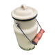 Old milk pot in enamelled sheet metal