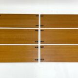 Antique Large Double Wall Shelf - Metal & Wood - 50/60's