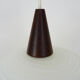 Scandinavian suspension teak and opaline, 1960 Denmark