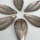 Set of 6 petals brass display