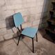 Blue formica chair 1960