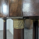 Rare coiffeuse demi à fond de glace époque Empire