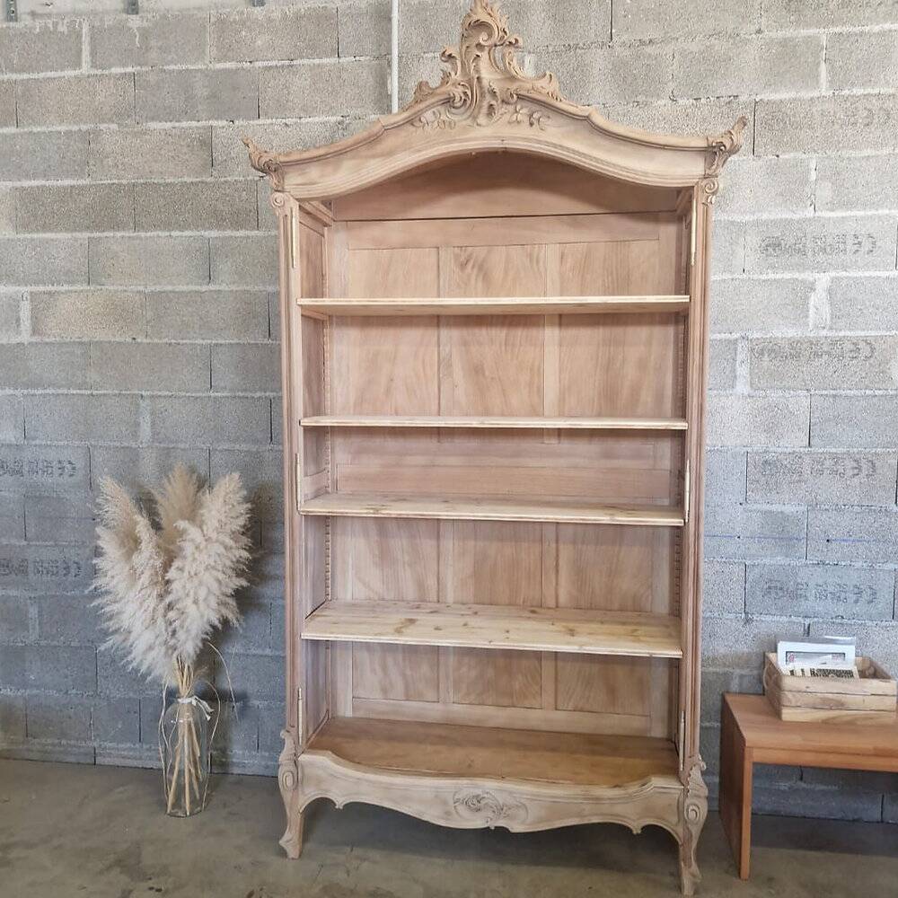 Solid cherry wardrobe – revalued Louis XV style