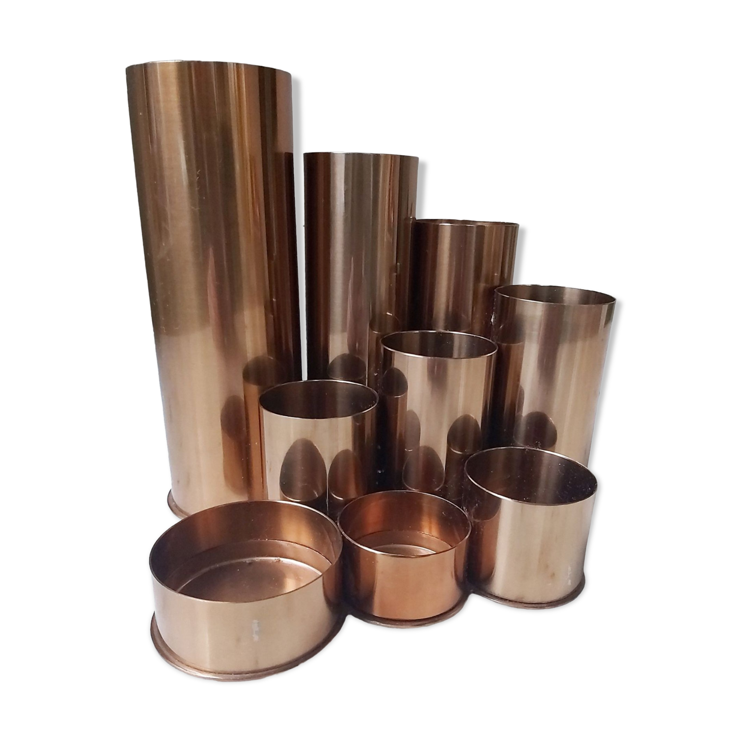 Large pencil pot Ferm living copper