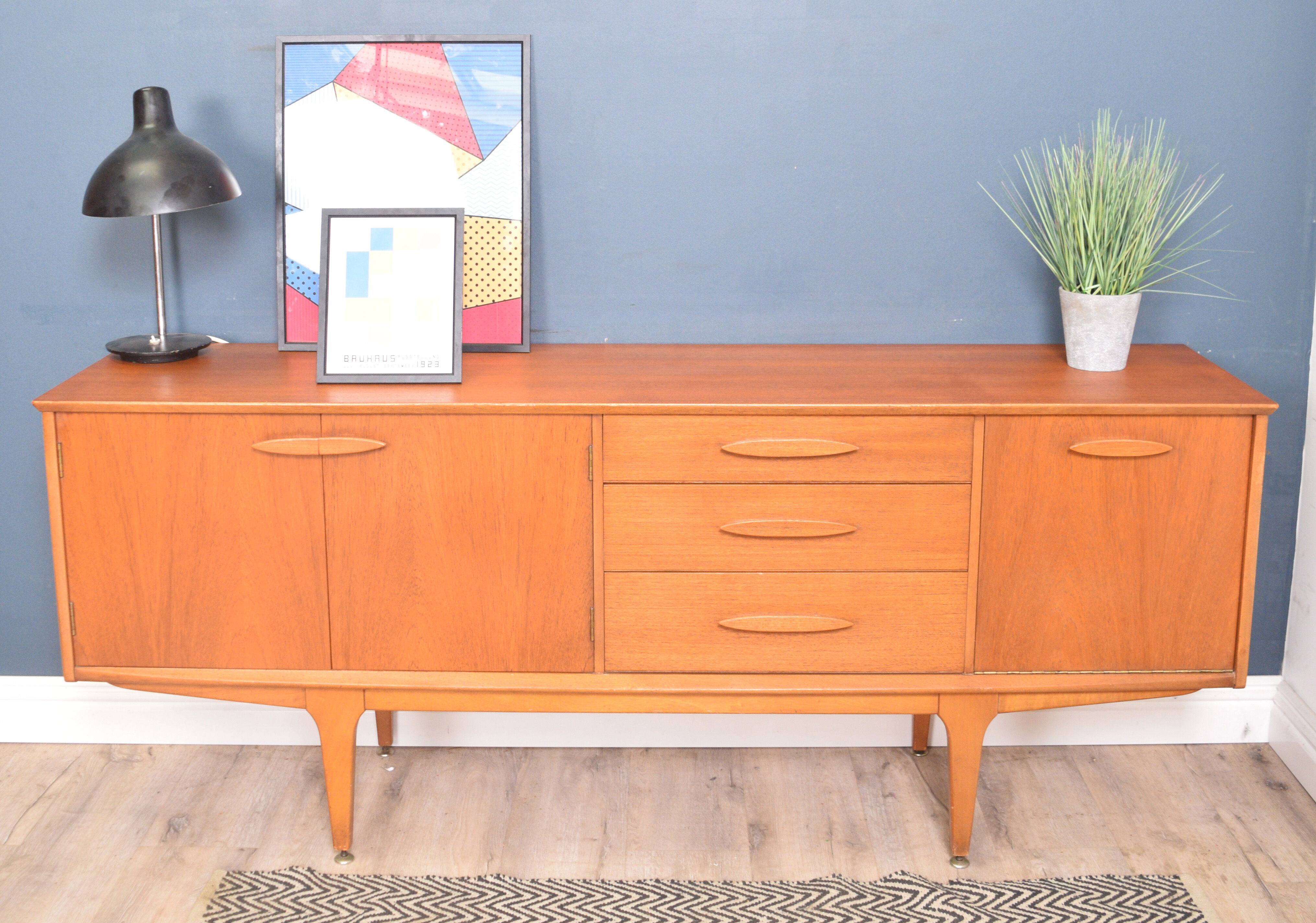 Restored Teak 1960s Jentique Sideboard Cabinet