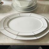 Bernardaud rare table service with platinum pattern art deco