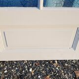 Lot of a double oak glass door