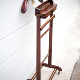 Wood and brass Reguitti valet