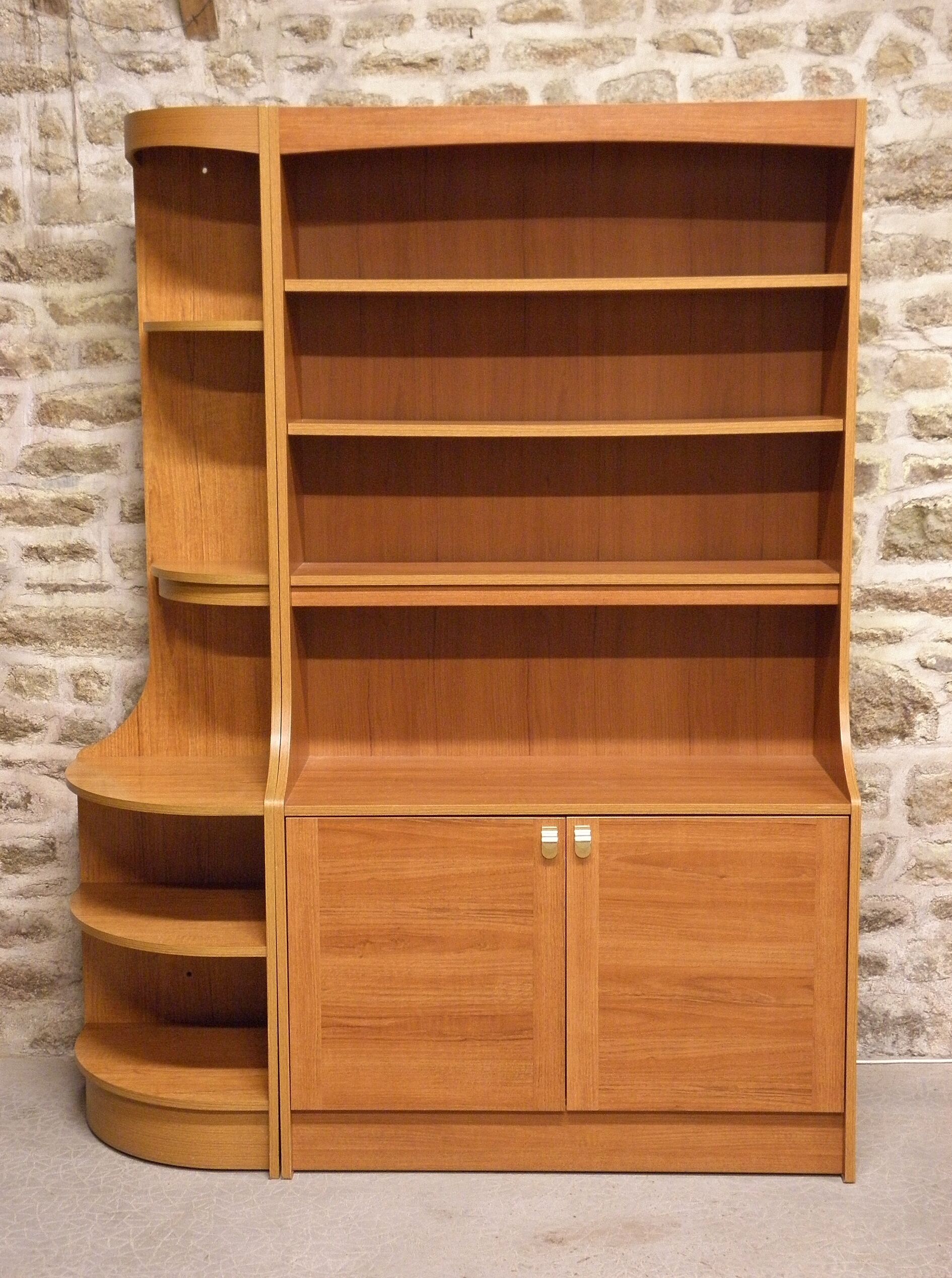 Bibliothèque modulable années 70