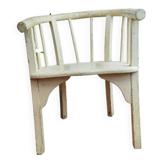 Chaise enfant en bois courbé