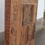 Armoire 8 portes en bois ancien