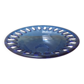 Large cobalt blue fruit bowl