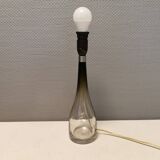 Glass table lamp with an elegant shape. By Bengt Orup 1957.