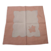 2 serviettes à thé brodées