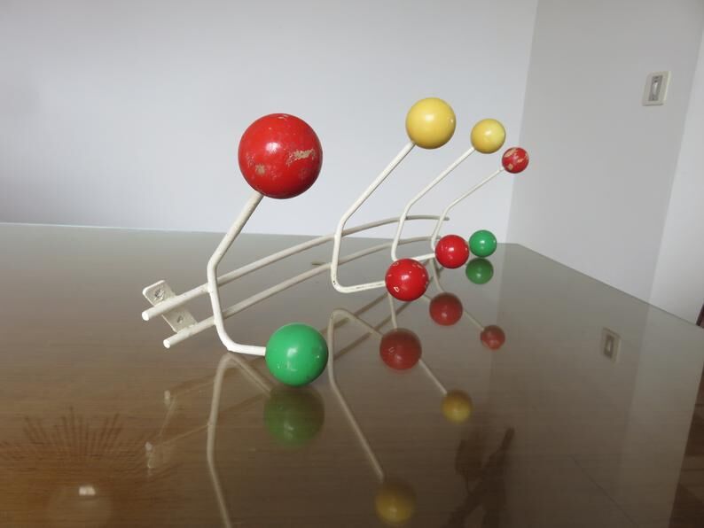 Coat door 8 patères balls color 50 60