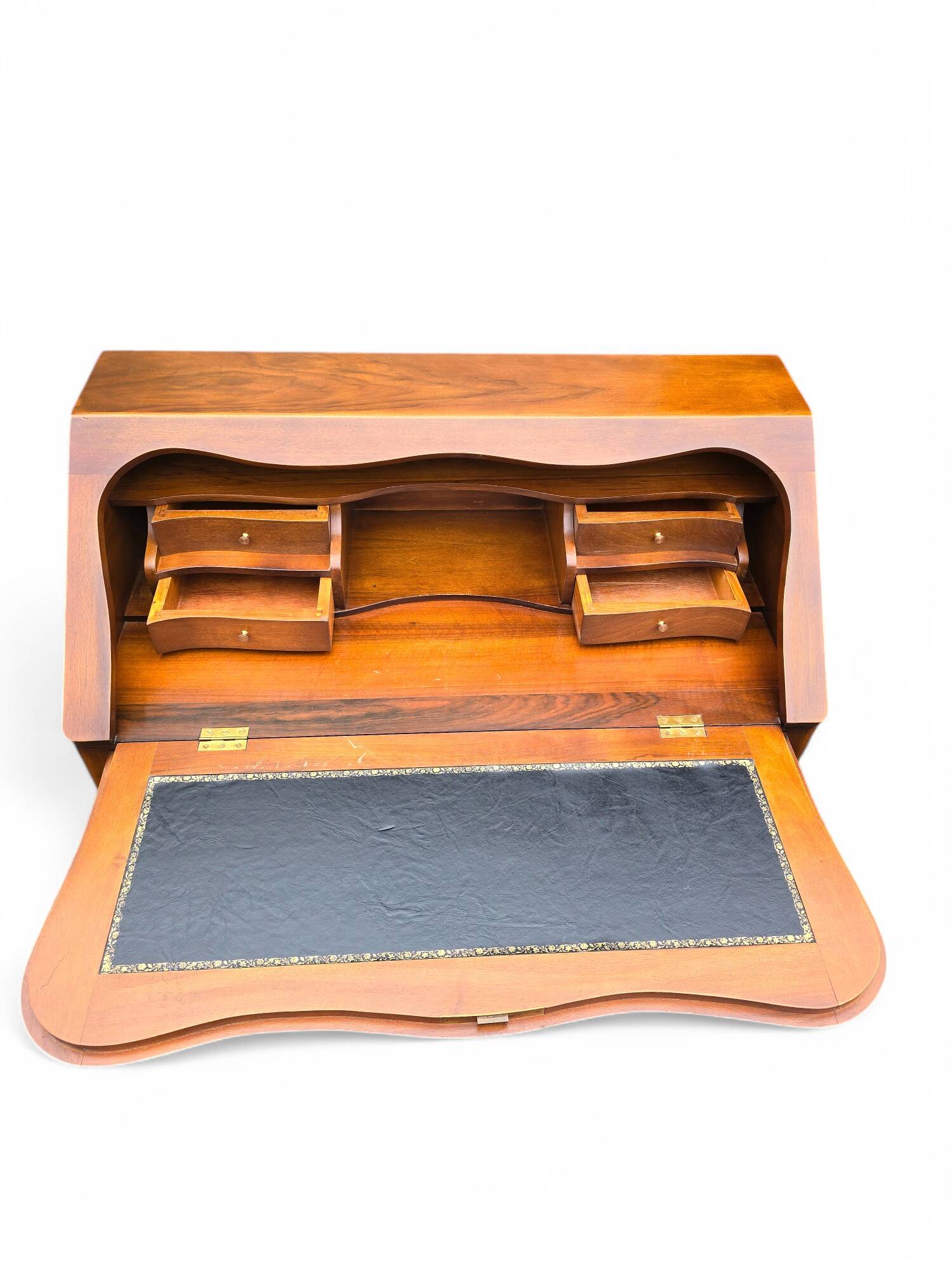 Antique secretary in solid walnut