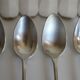 Uniplat monogrammed Christofle 5 Forks 4 large and small spoons