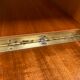 Pair of 1960s bedside tables compass feet