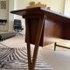 1 Lovig desk in teak, oak base circa 1960