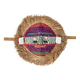 Masque Kuba du Congo - Cauris, Perles de verre, Raphia, Tissu