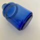 Sucrier en verre bleu