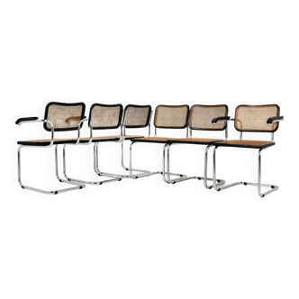 B32 Chairs by Marcel Breuer Set of 6