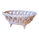 Woven ceramic fruit bowl, Fratelli Fanciullacci 1950