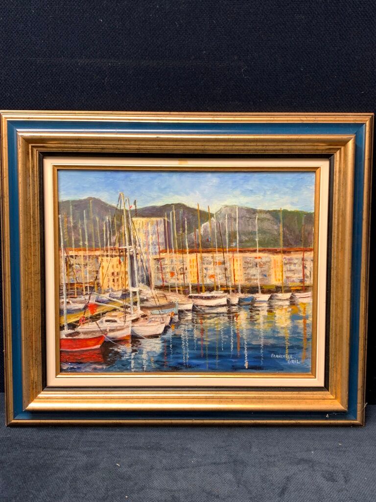 Françoise Gril, peinture, "haven"