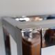 Vintage chrome and glass shelf
