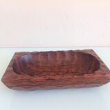 Empty pocket structured wooden Scandinavian style / vintage 60s-70s