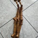 Antique folding coat rack