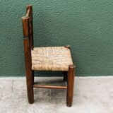Straw children's chair