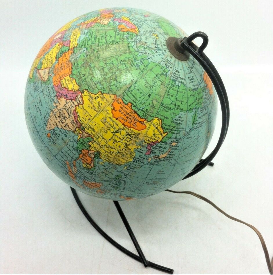 Light glass globe, 1960