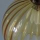 Hanging lamp, Scandinavian of the 1970s, teak and glass