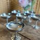 Set of 6 vintage stainless steel dessert bowls