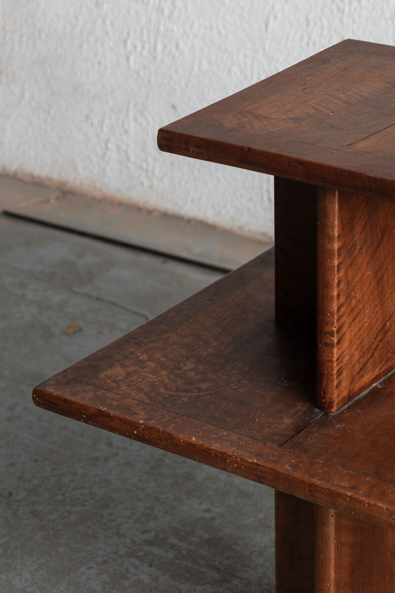 Pied de stalle, display side table in art deco style, France, 1940s