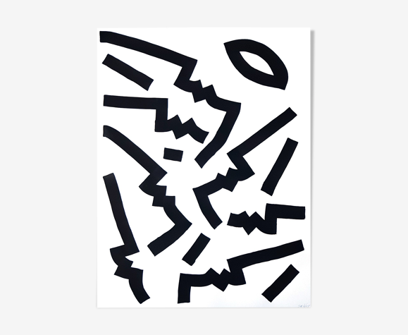 Peinture sur papier -