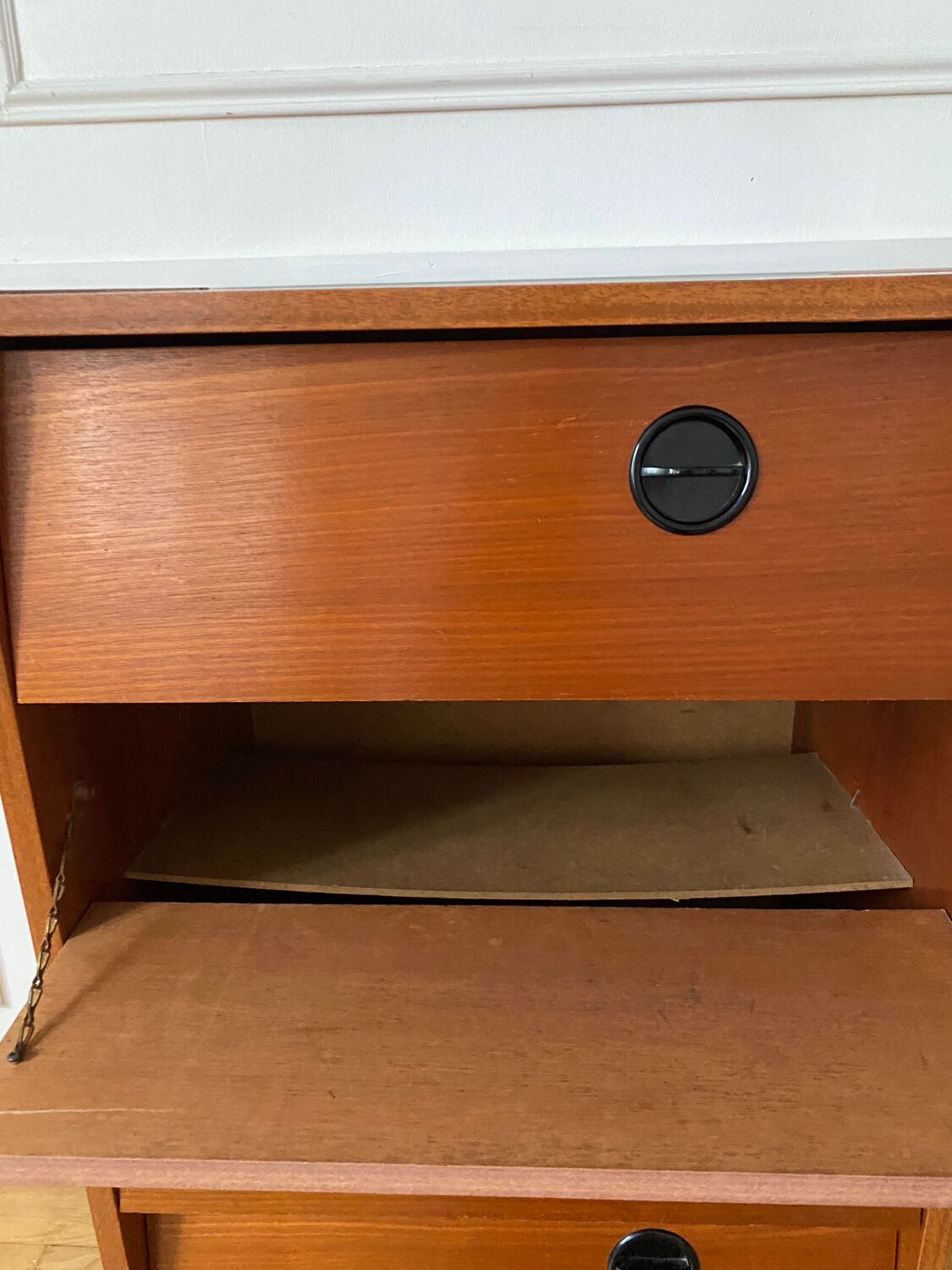 Vintage shoe cabinet