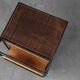 Mid-Century Magazine Holder in Metal, Wood and Leather, Belgium 1960s