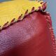 Small children's leather pouf 60's